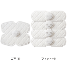 画像をギャラリービューアに読み込む, スリムパッド・パーフェクトセット(コア1個・フィット4個)